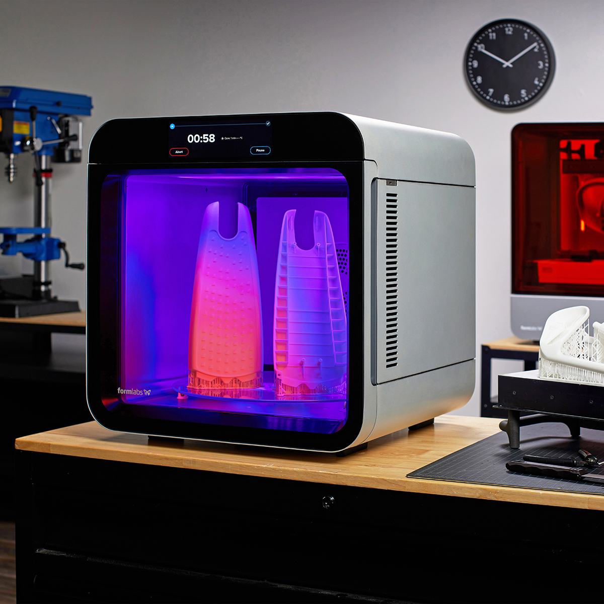 Formlabs 4L während des Druckprozess