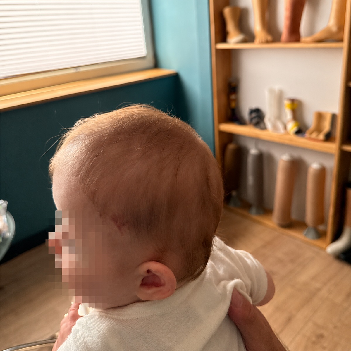 Fotoaufnahme Baby für Photogrammetrie